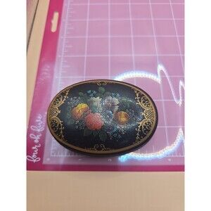 Rare Collectible Tin Lee's Fine Confectioner Floral Cottagecore Candy 012503